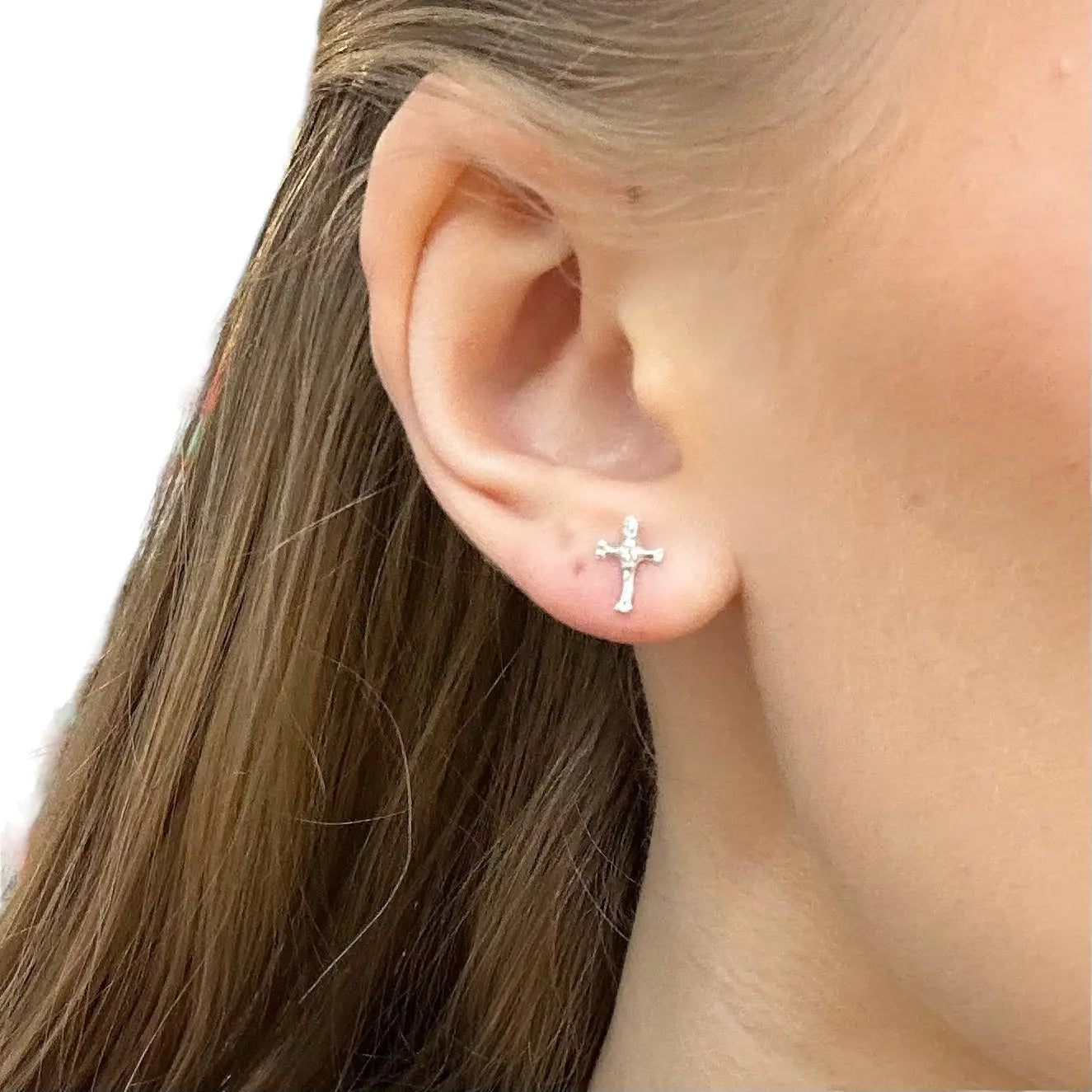 Stiftörhänge - Kors - L8Hasselblad