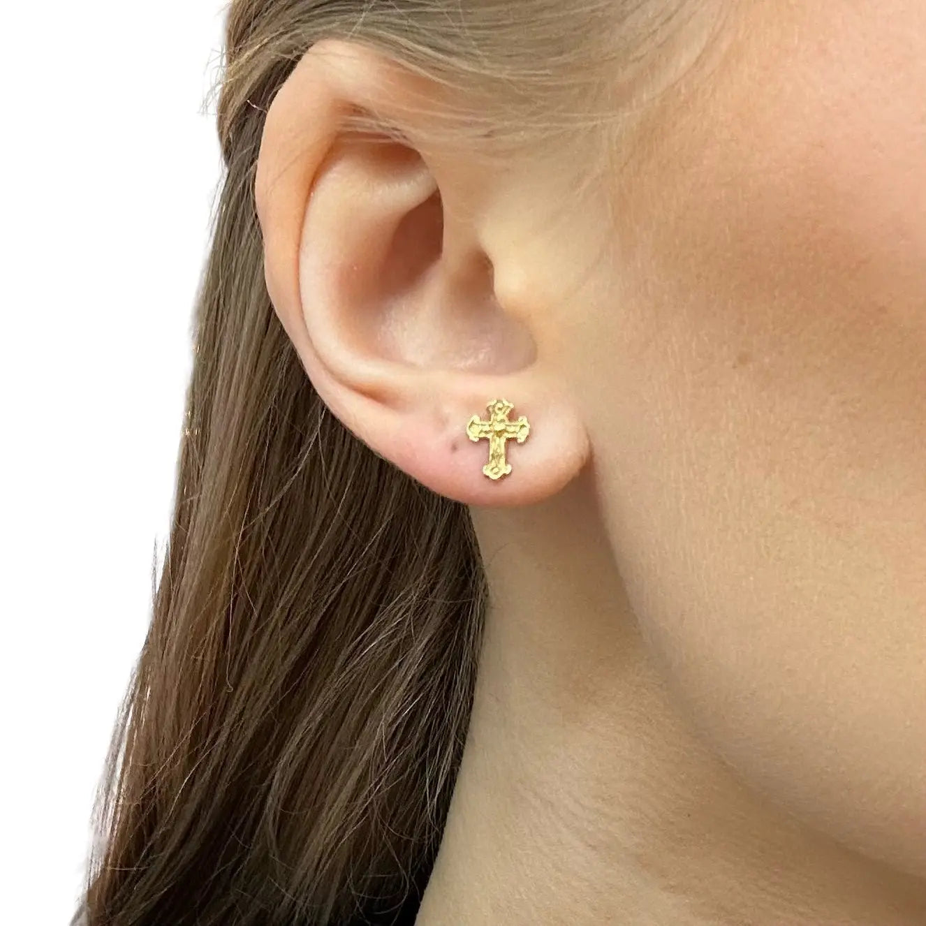 Stiftörhänge - Kors - L8Hasselblad