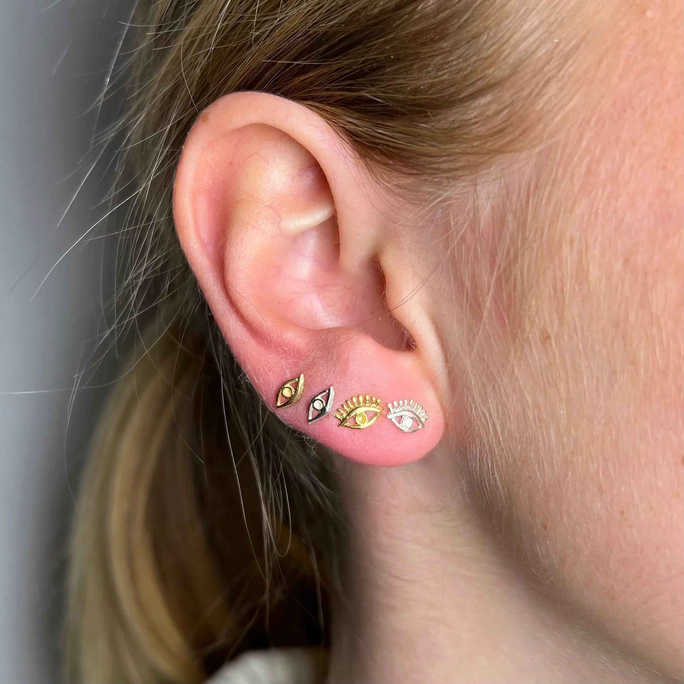 Stiftörhänge - Ögon - L8Hasselblad