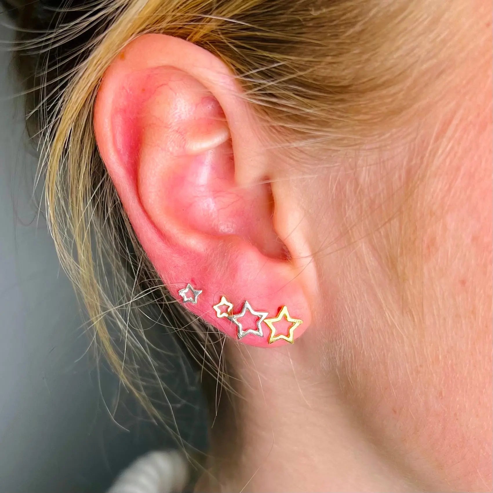 Stiftörhänge - Öppna Stjärnor - L8Hasselblad