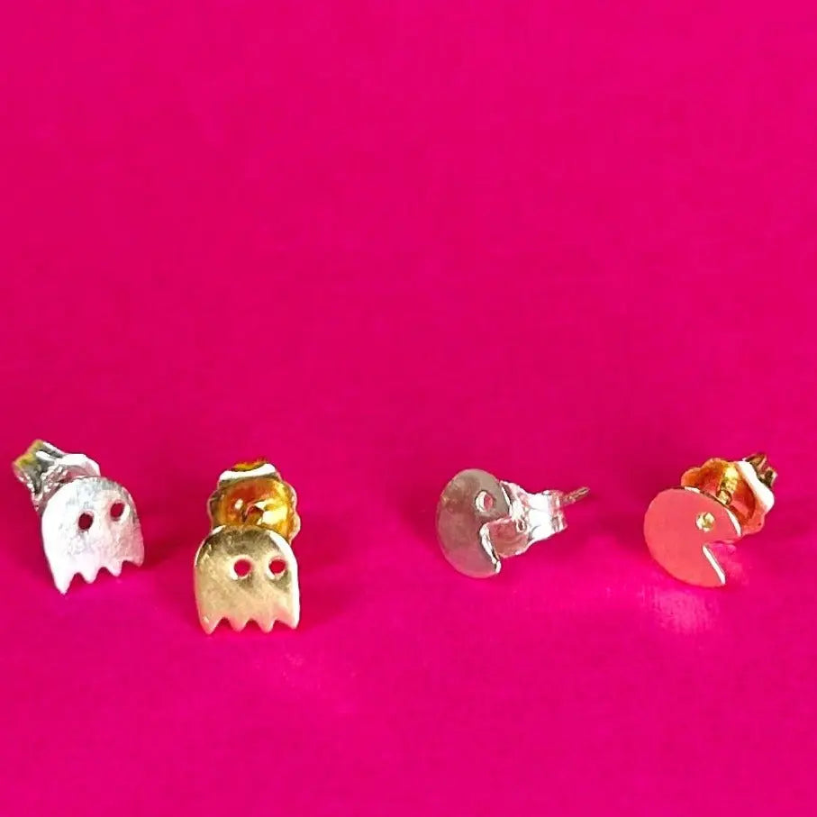 Stiftörhänge - Pac Man & Spöke - L8Hasselblad