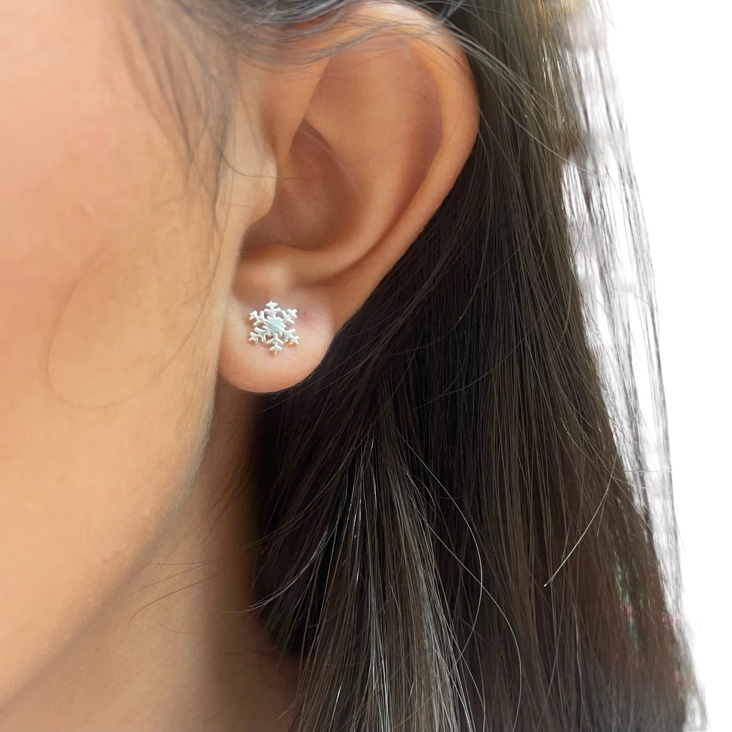 Stiftörhänge - Snöflinga - L8Hasselblad