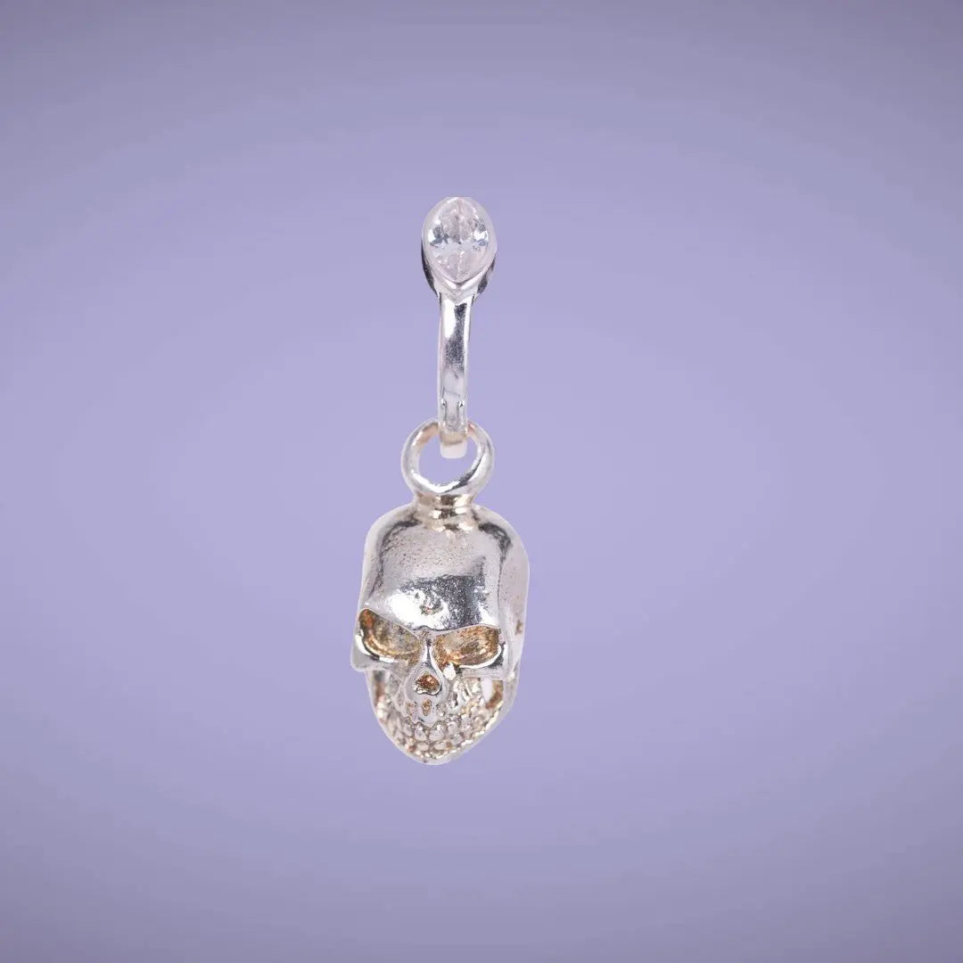 Stora Dödskallen - silverörhängen - L8Hasselblad