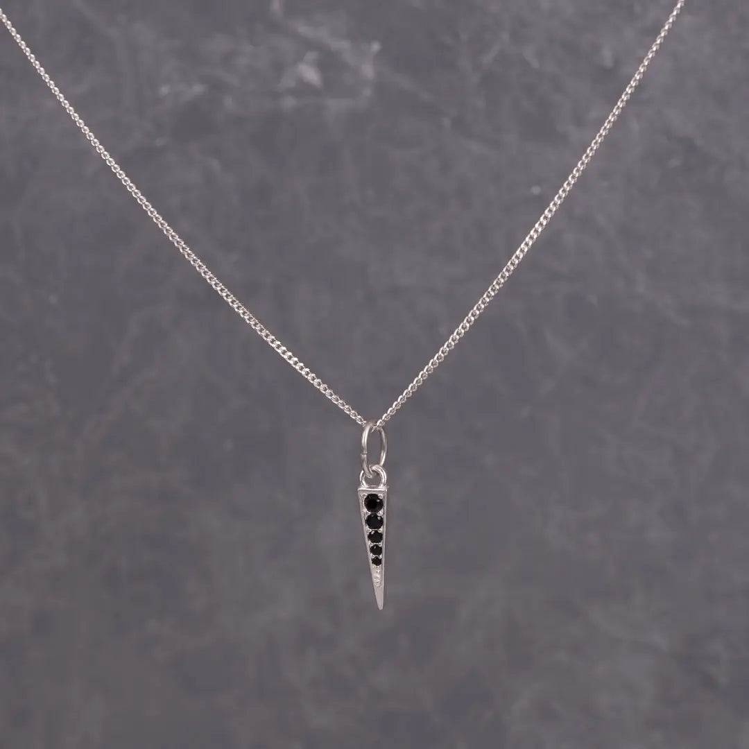 Tagg med Zirkoner - halsband gulddoublé - L8Hasselblad