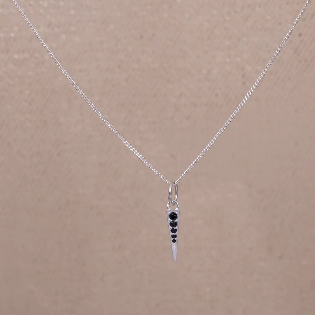 Tagg med Zirkoner - halsband gulddoublé - L8Hasselblad