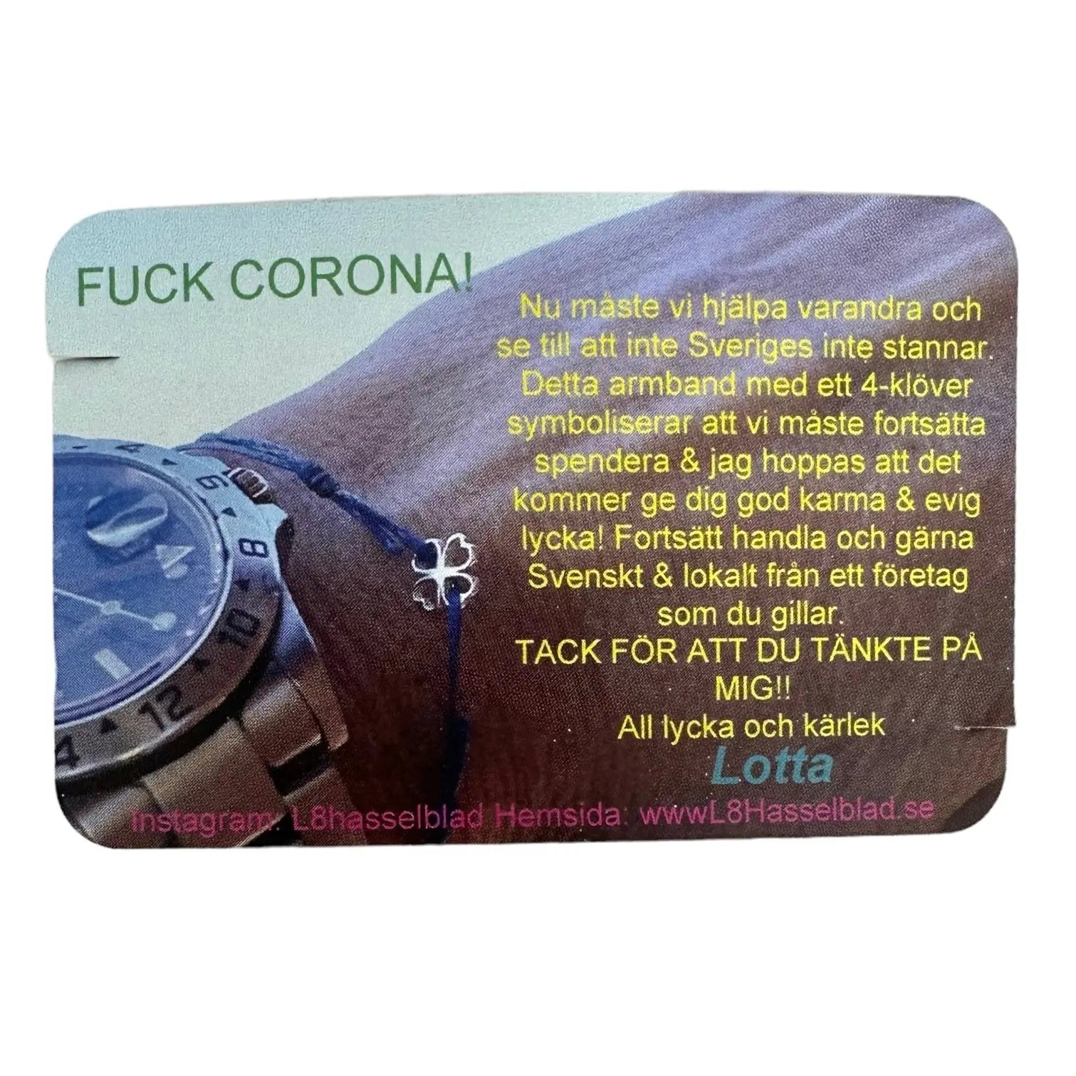 Trådarmband med fyrklöver - L8Hasselblad