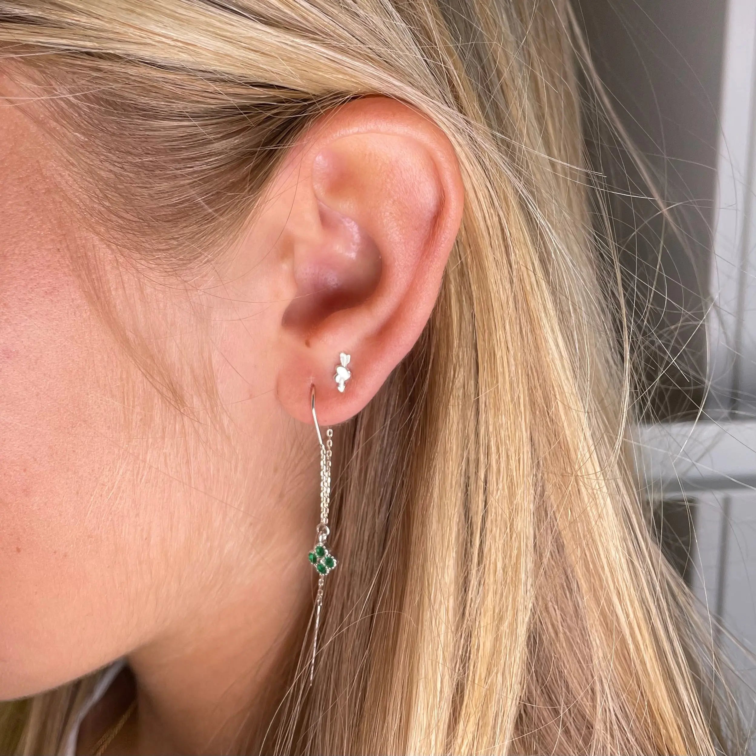 Världens Skönaste - Fyrklöver med Zirkoner - L8Hasselblad