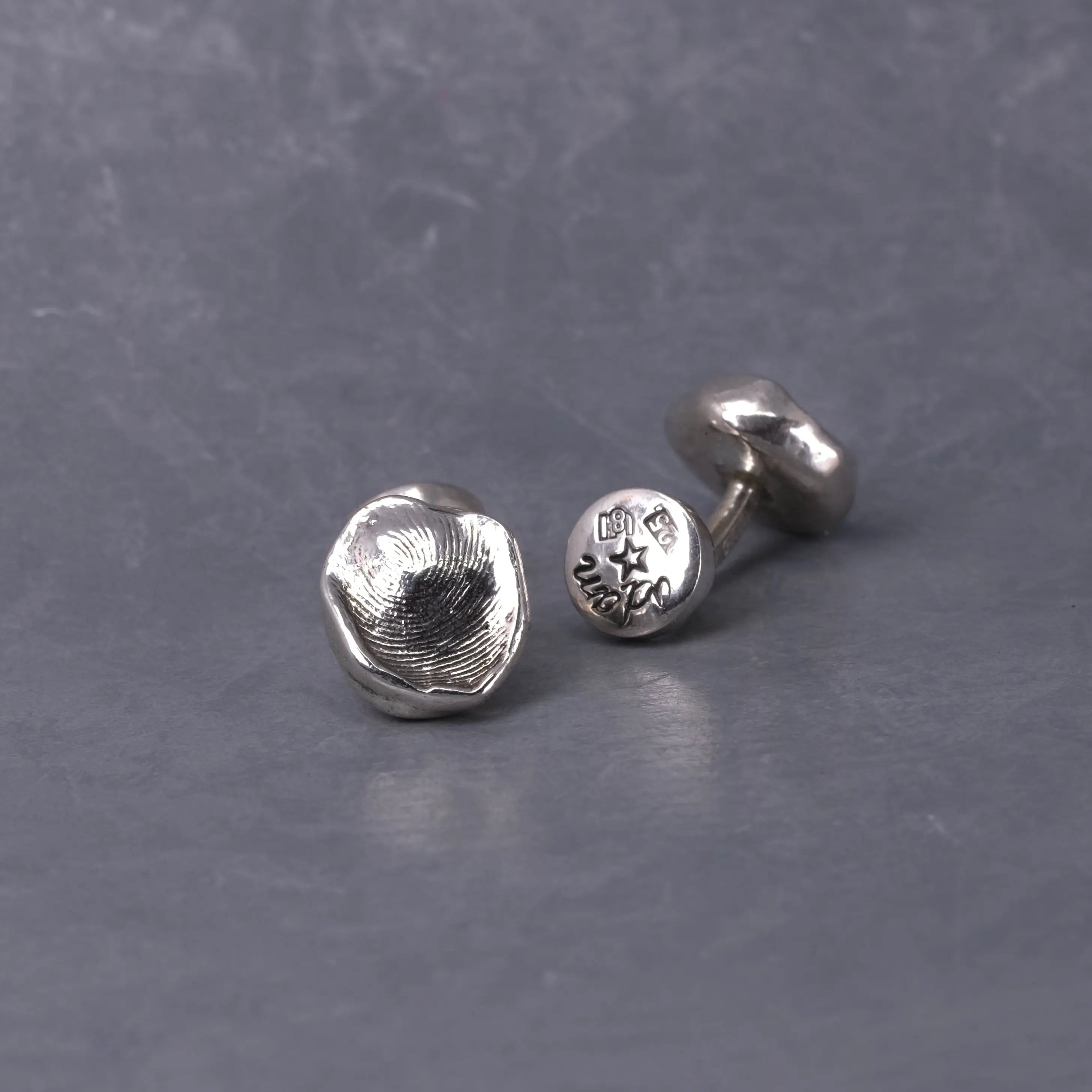 Manschettknappar - personligt fingeravtryck