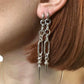 Long stud earrings