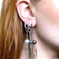 Venus 2.0 pearl earrings silver