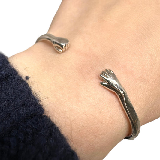 Bracelet with open &amp; closed hand