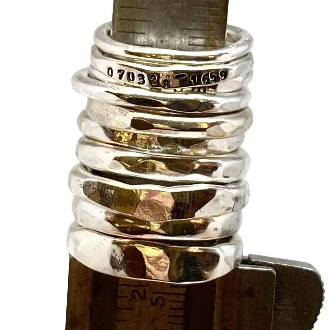 2 - 4 mm namnring silver - L8Hasselblad