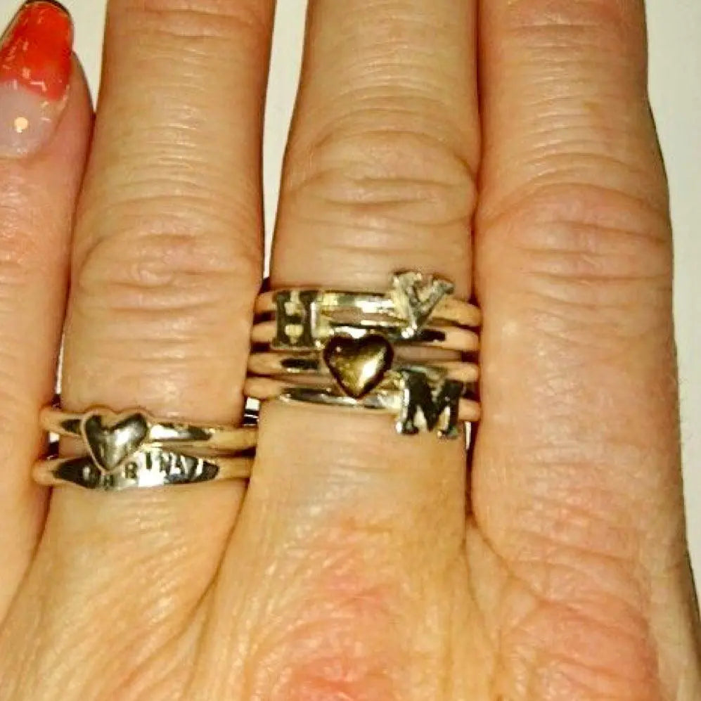 2 - 4 mm namnring silver - L8Hasselblad