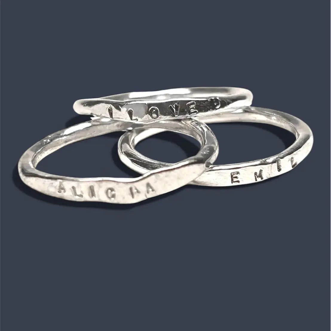 2-4mm Namnring Silver L8Hasselblad