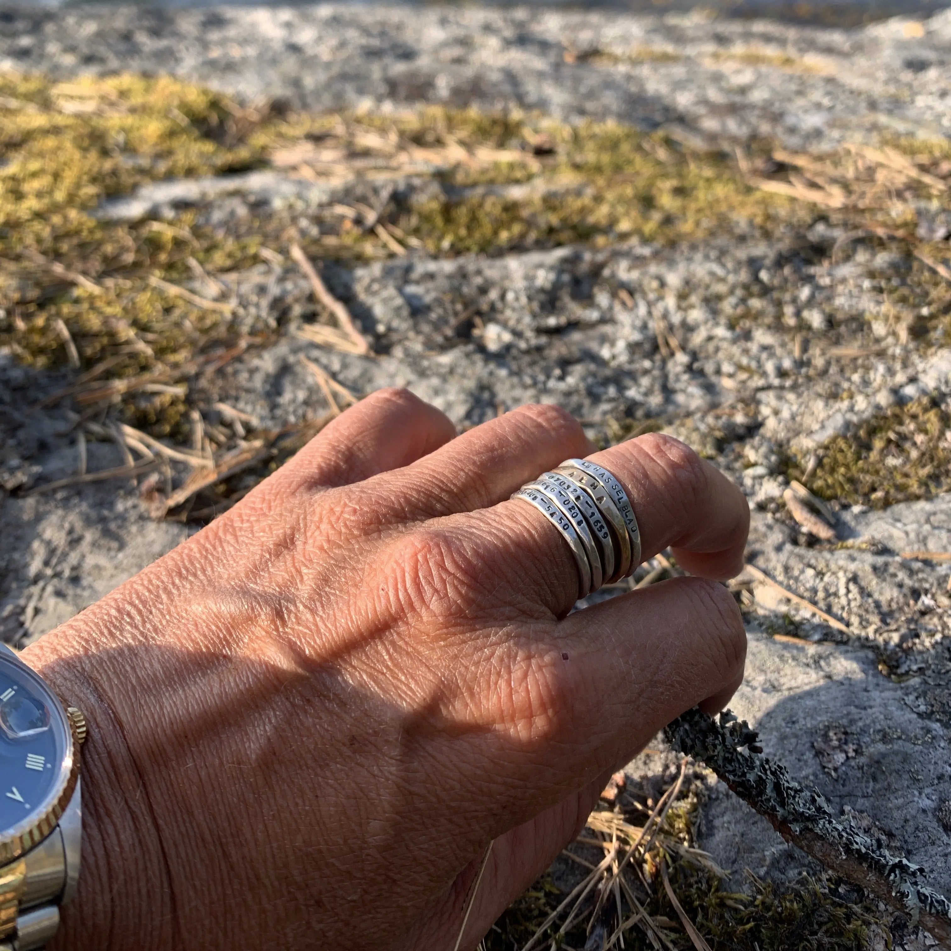 2-4mm Namnring Silver L8Hasselblad