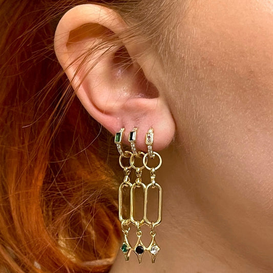 Long glamor earrings