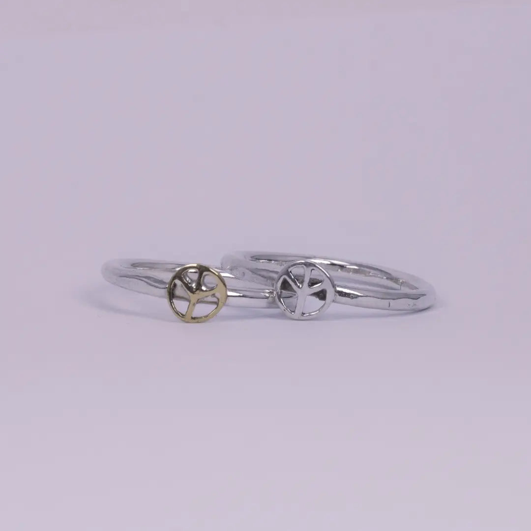 2mm Peace - ring - L8Hasselblad