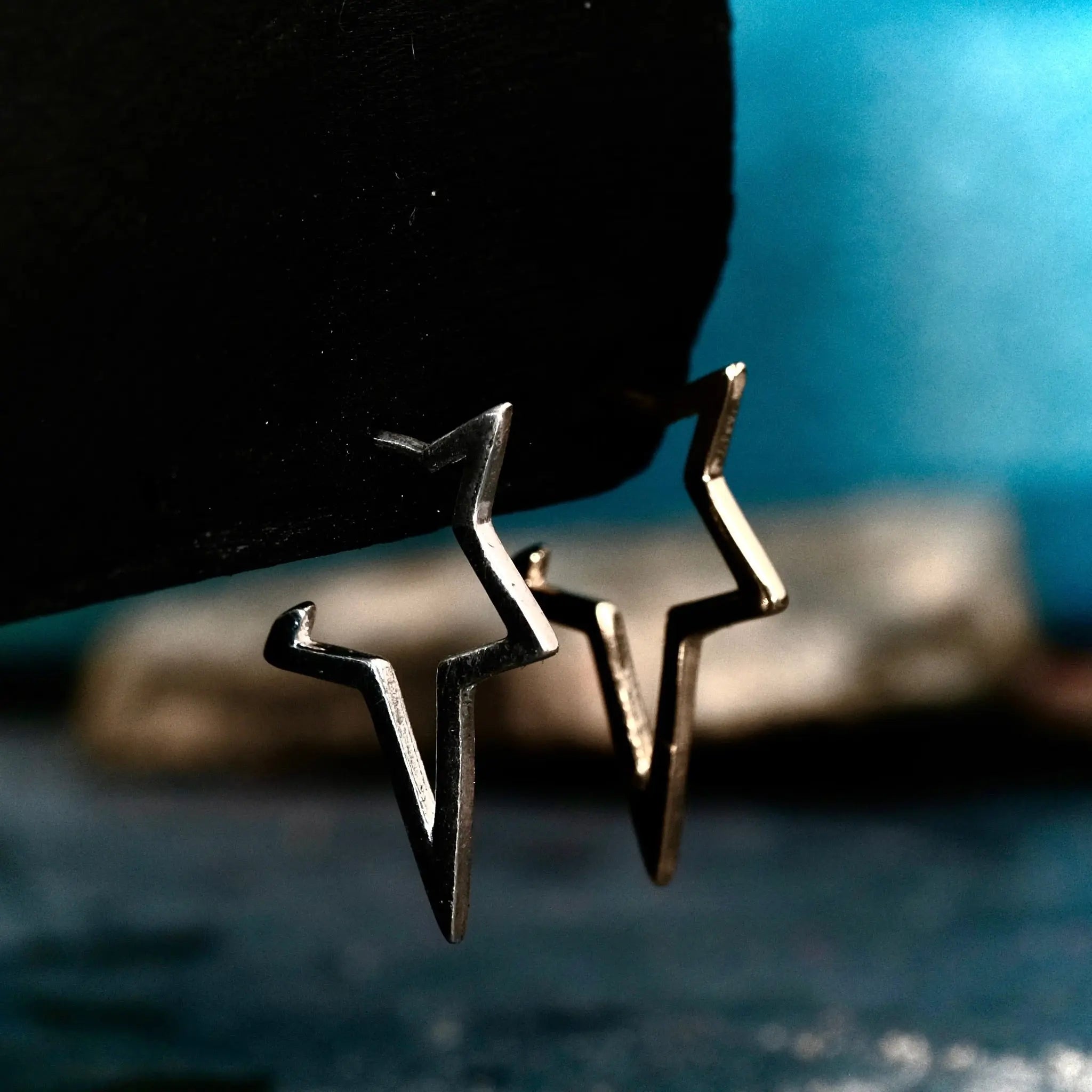 3D Star - Stiftörhänge L8Hasselblad