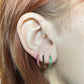Standard rings with zircons earring