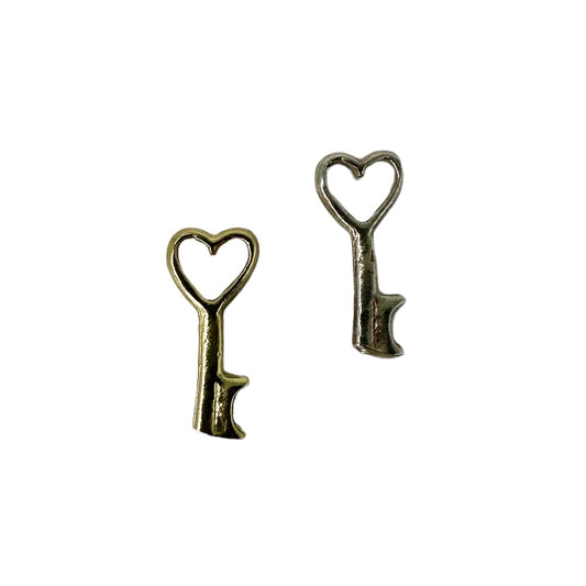 Heart key (charm for necklace)