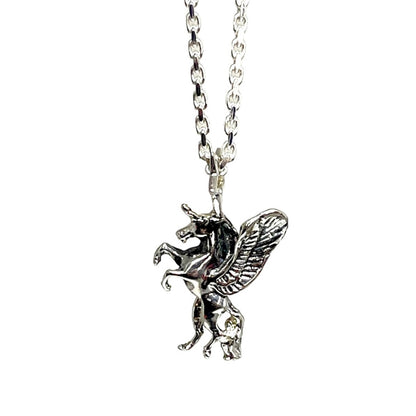 Unicorn with star (charm for necklace)