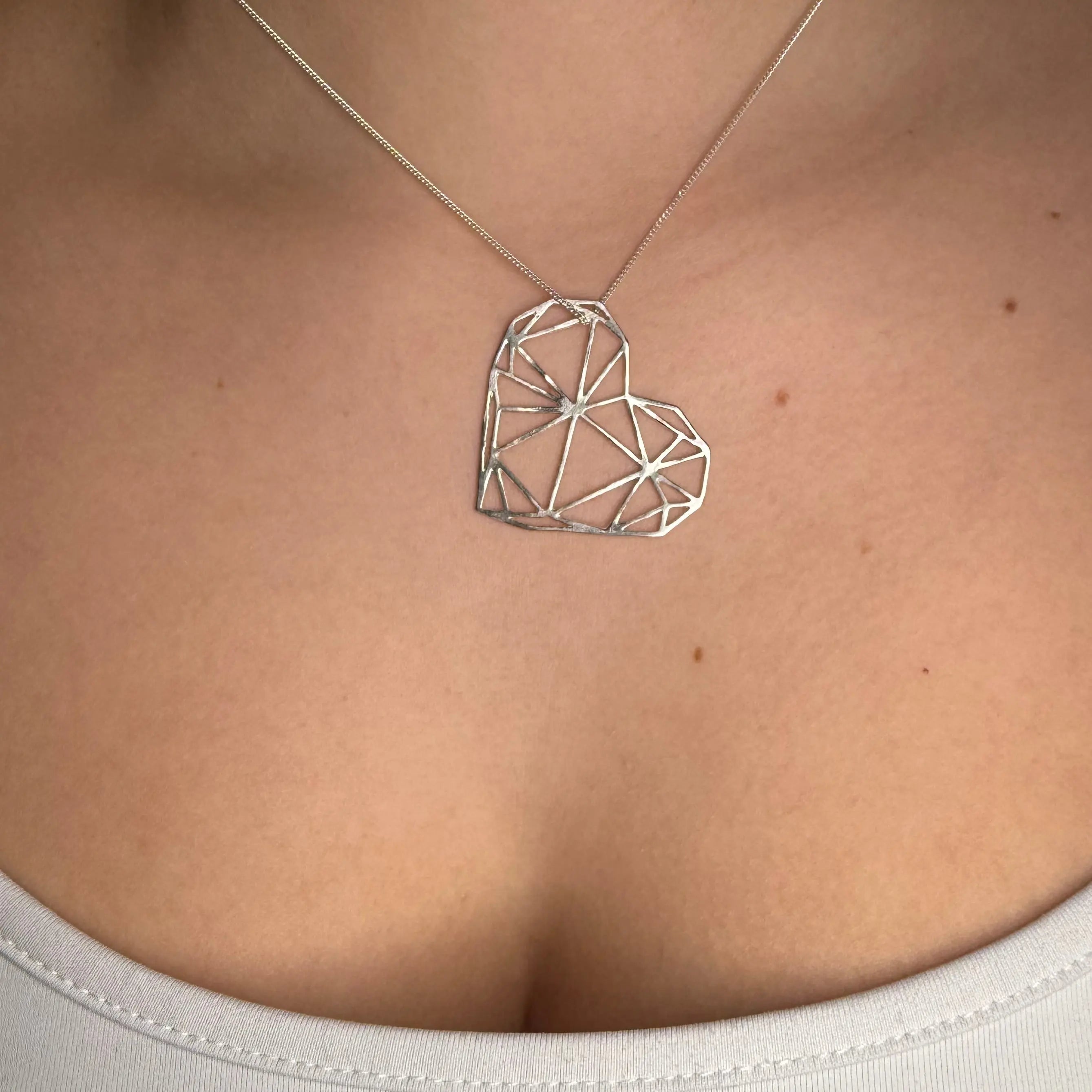 Berlock - Diamanthjärta - L8Hasselblad