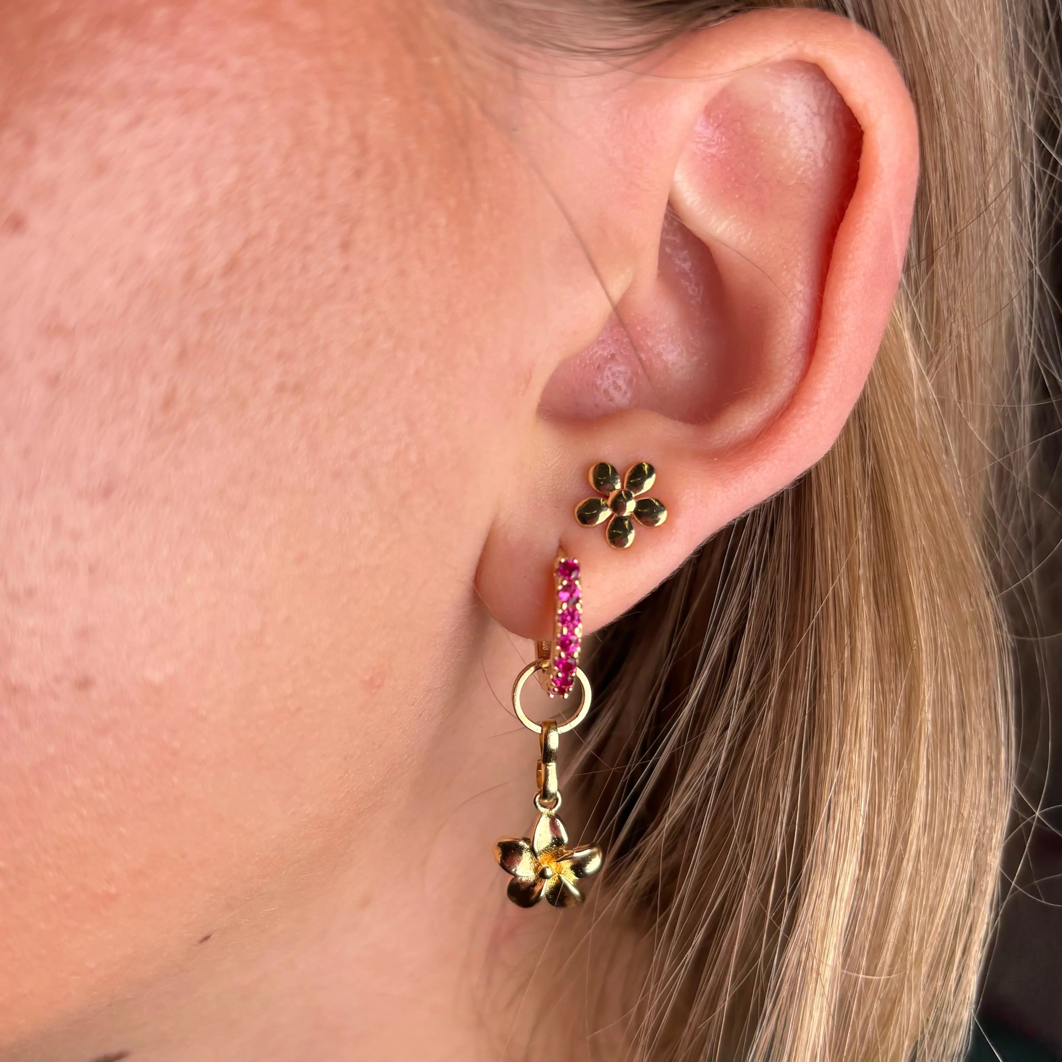 Berlock - Guldig blomma - L8Hasselblad