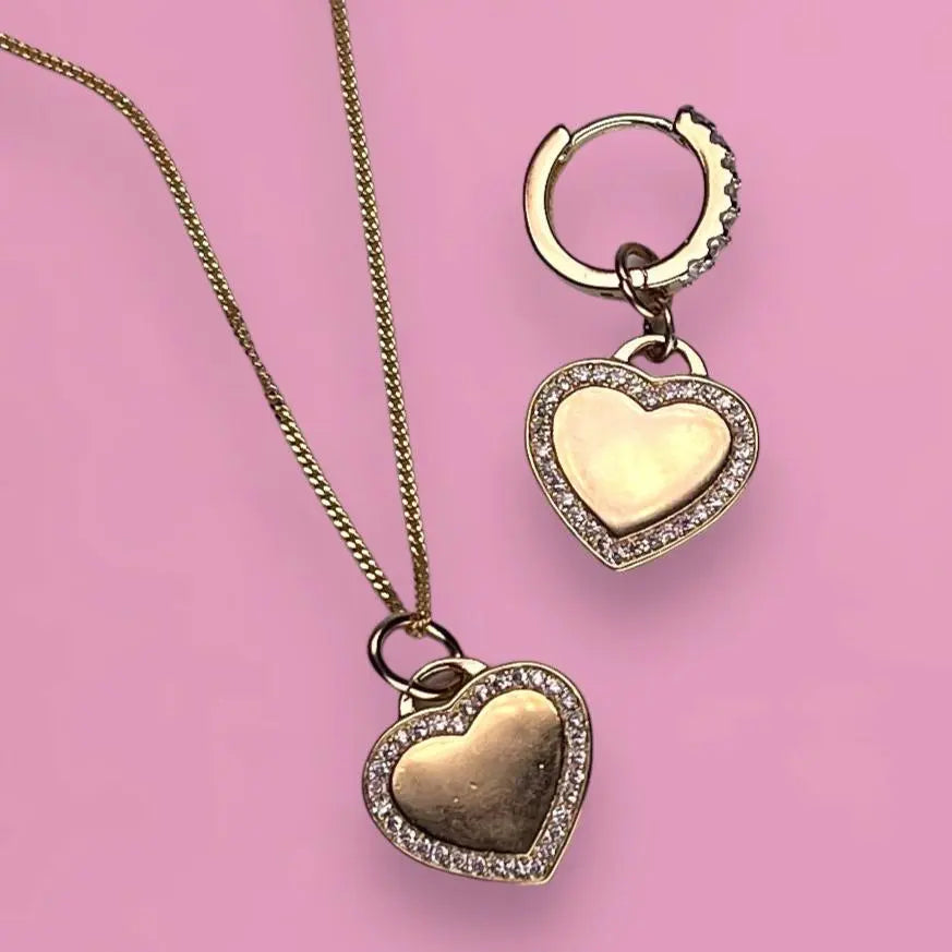 Berlock - Hjärta med Zirkoner - L8Hasselblad