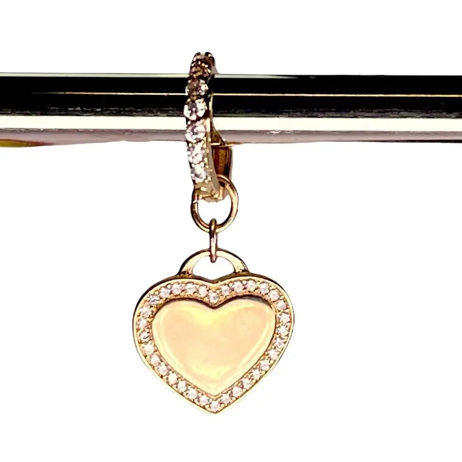 Berlock - Hjärta med Zirkoner - L8Hasselblad