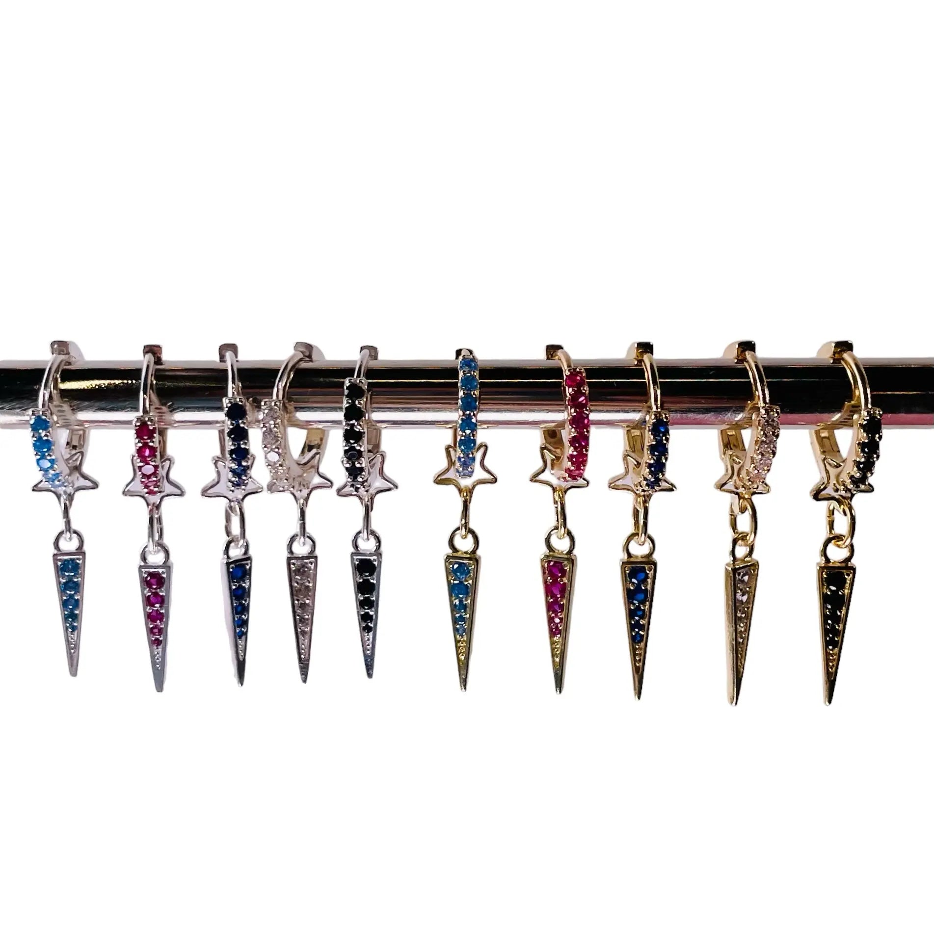 Berlock - Tagg med Zirkoner & Stjärna - L8Hasselblad