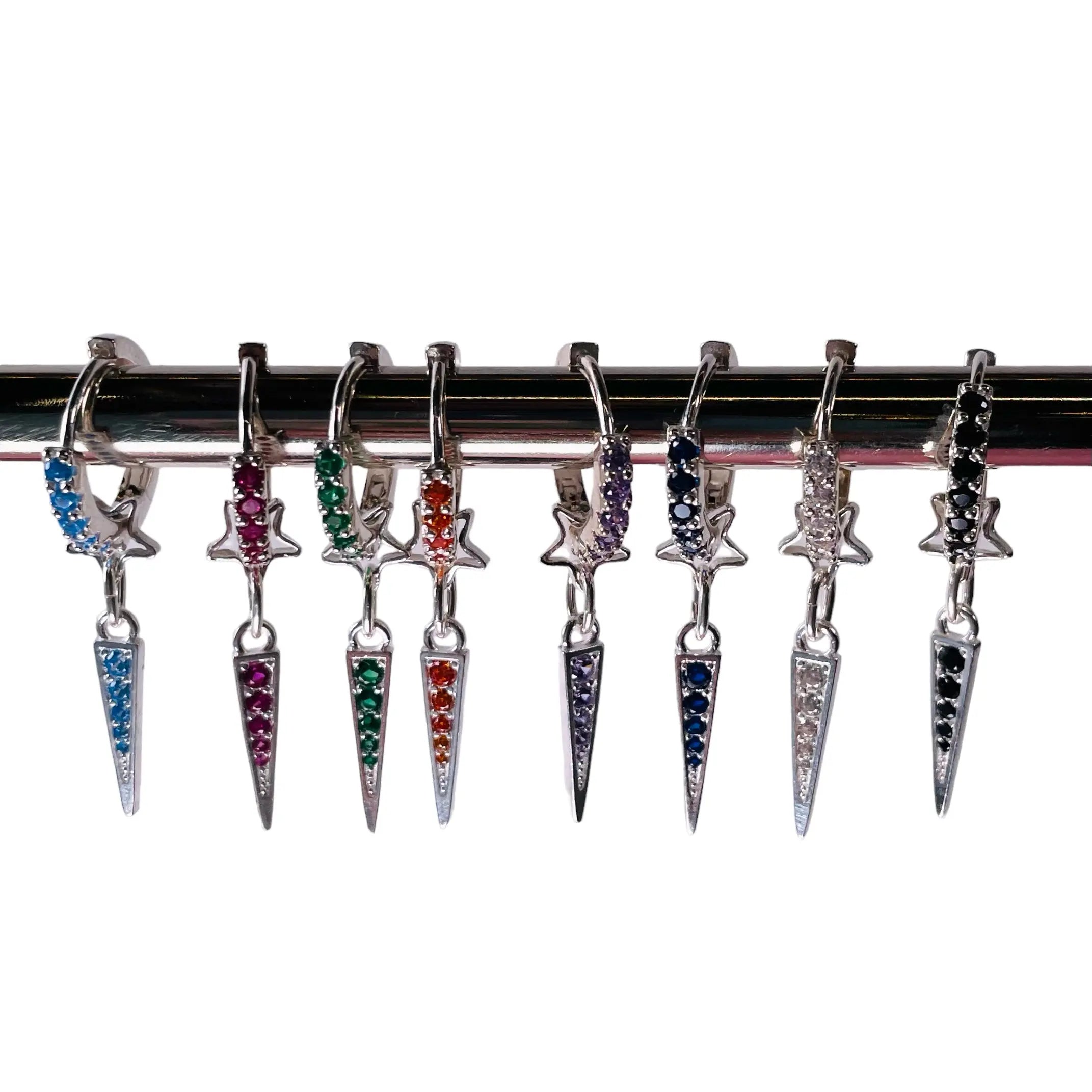 Berlock - Tagg med Zirkoner & Stjärna - L8Hasselblad