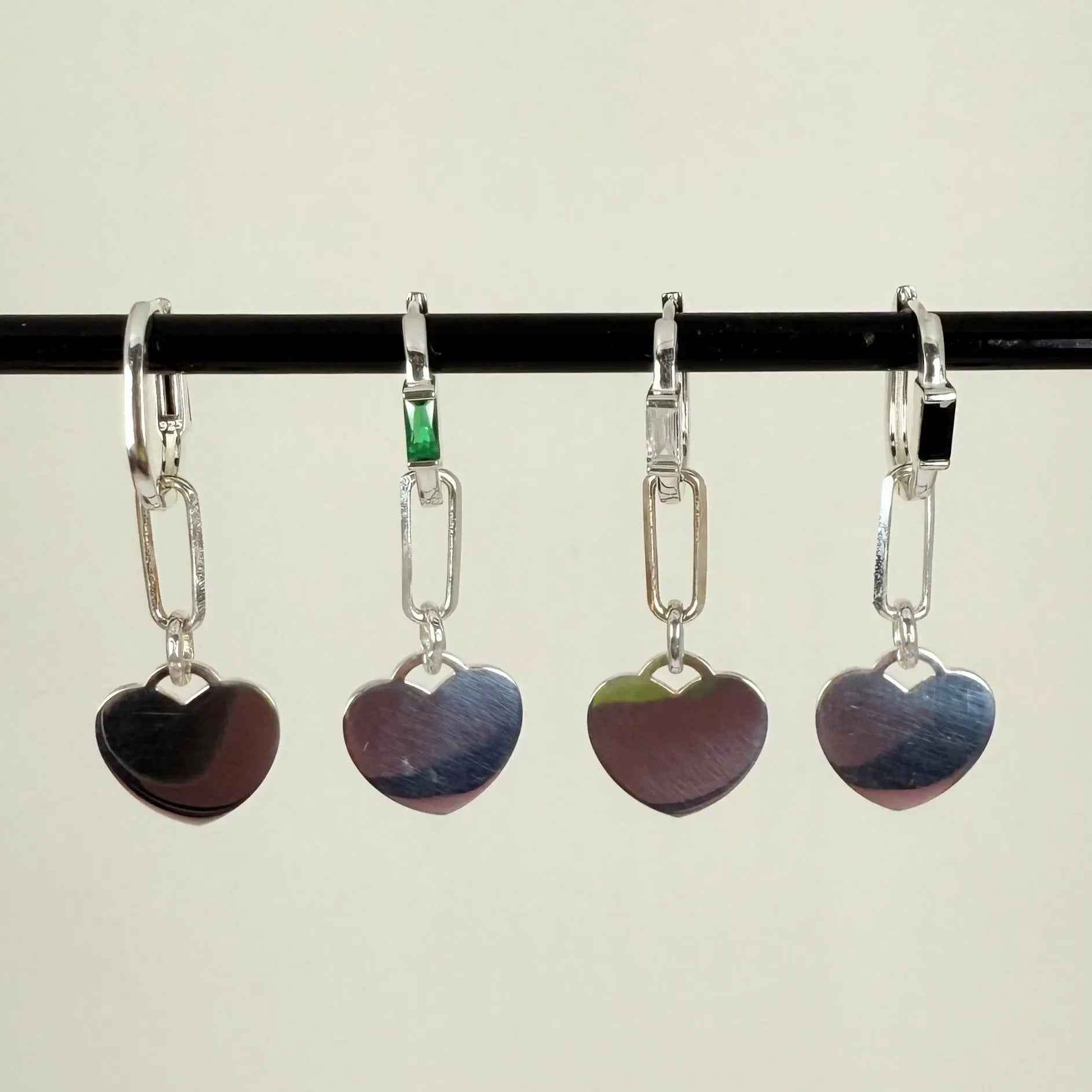 Blanka Heart sparkle örhängen - L8Hasselblad