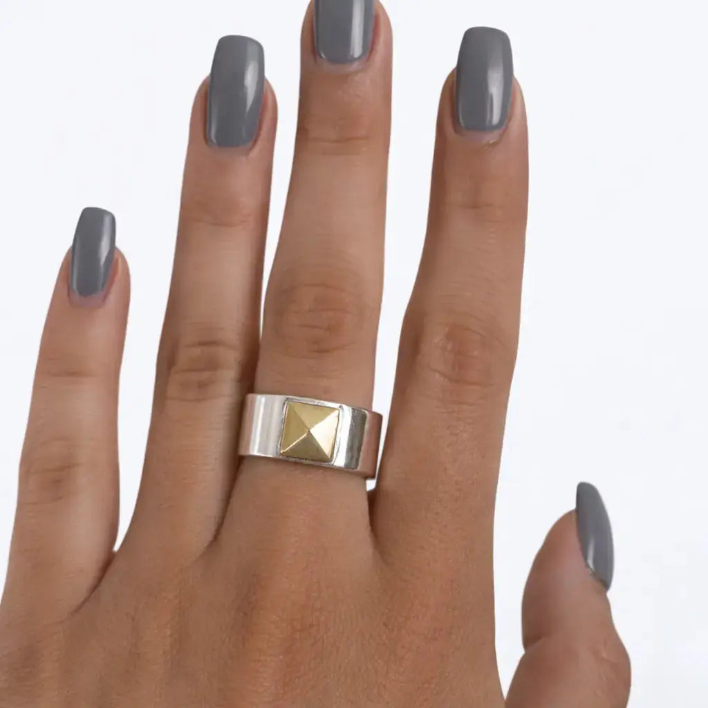 Bred silverring - Niten L8Hasselblad