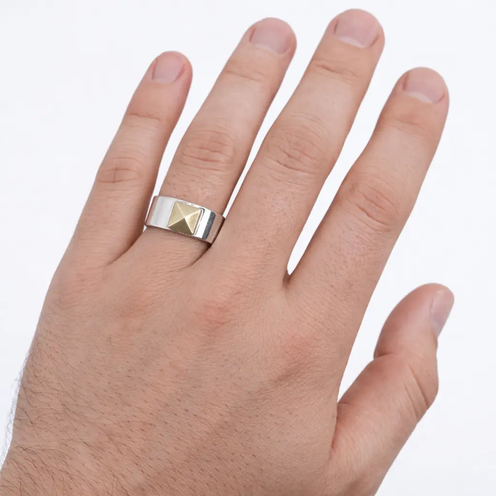 Bred silverring - Niten L8Hasselblad