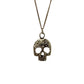 Patterned skull (necklace charm)