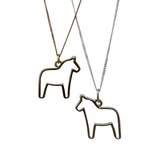 L8Hs Dala horse (charm for necklace)