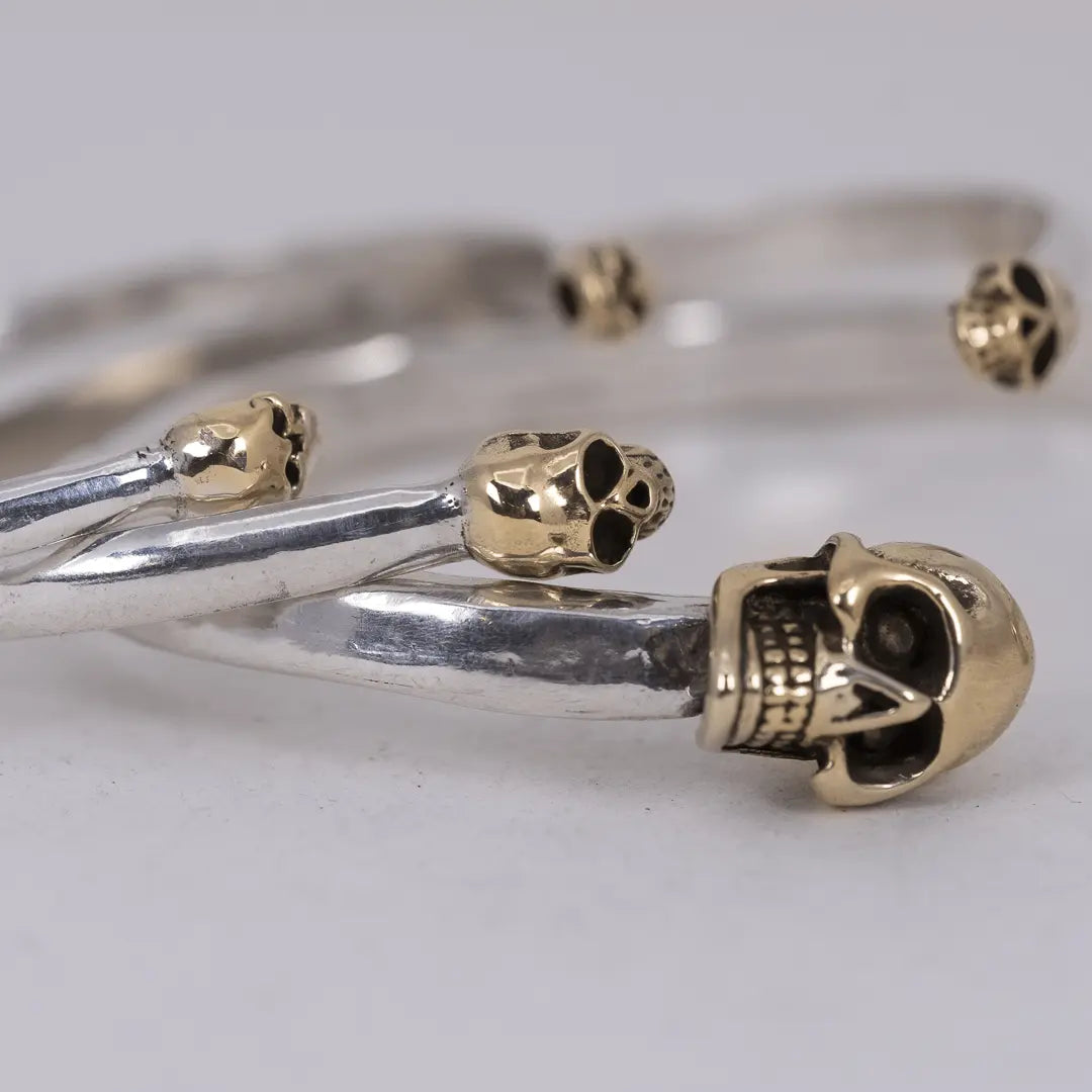 Chunky dödskallearmband - L8Hasselblad