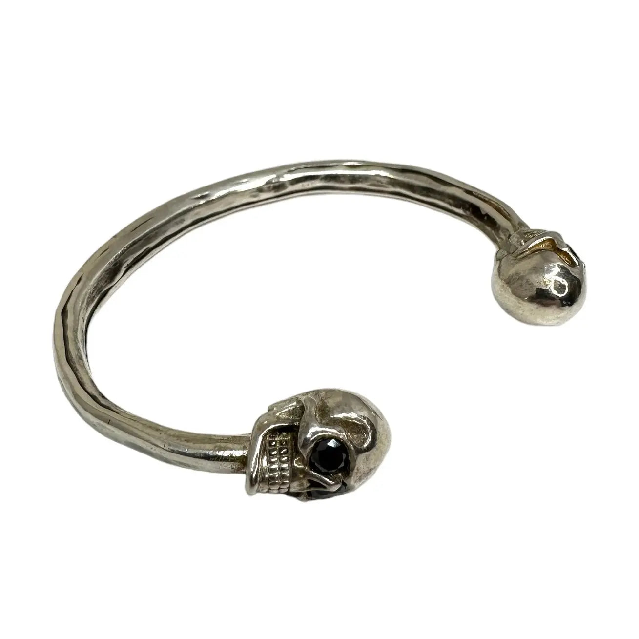 Chunky dödskallearmband med äkta diamanter - L8Hasselblad