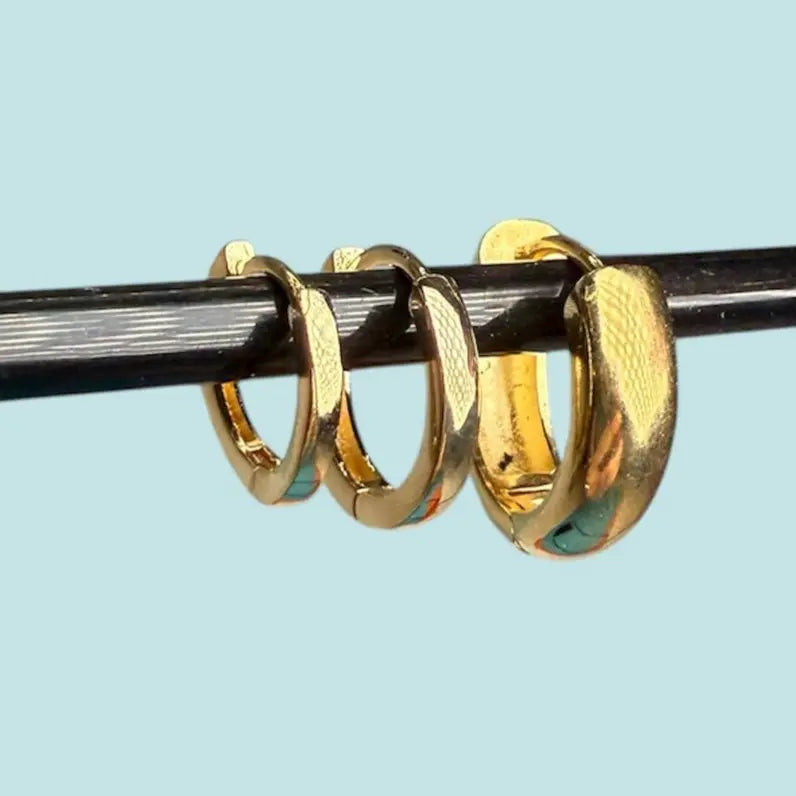 Classy hoops guld - L8Hasselblad