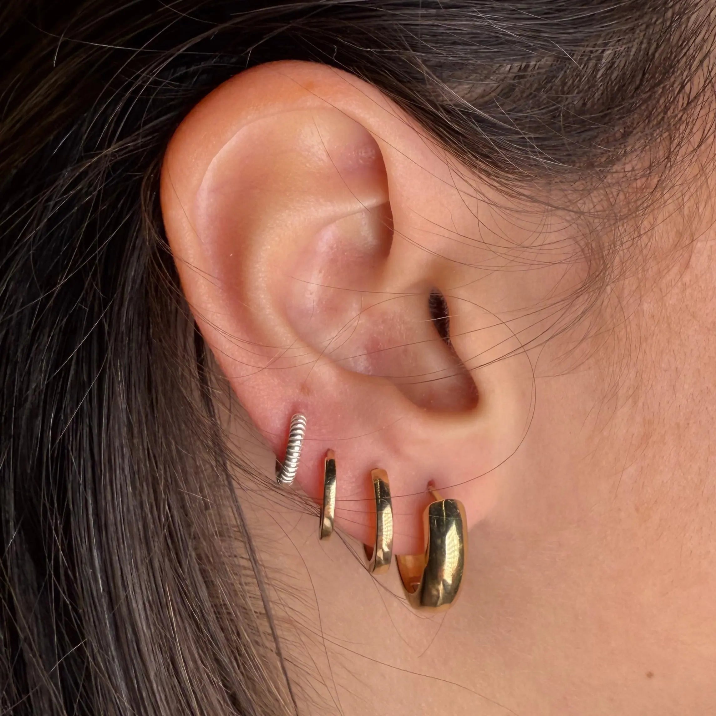 Classy hoops silver - L8Hasselblad