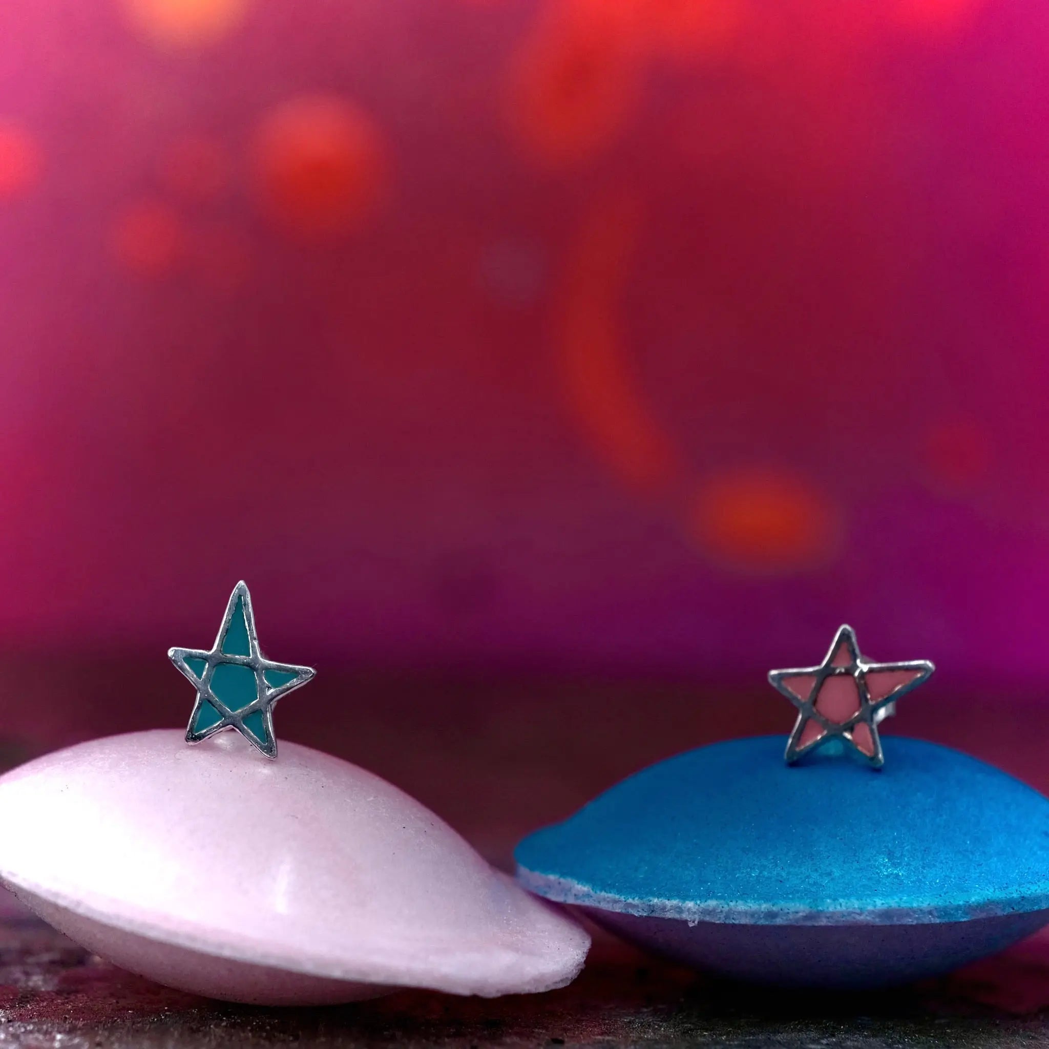 Color Star - Stiftörhänge L8Hasselblad