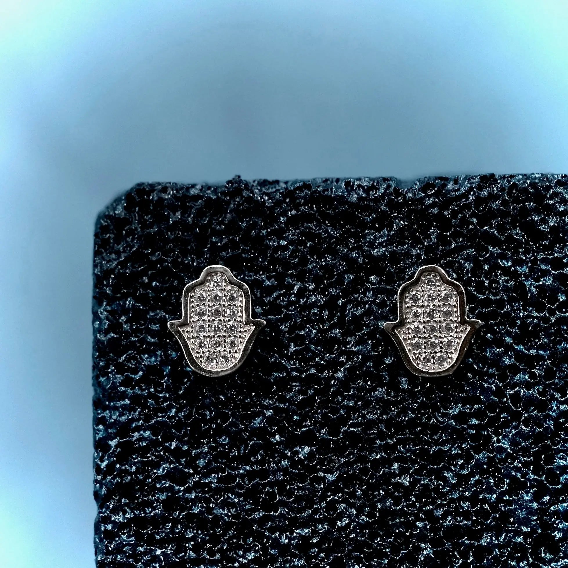 Hamsa Sparkle - Stiftörhänge L8Hasselblad