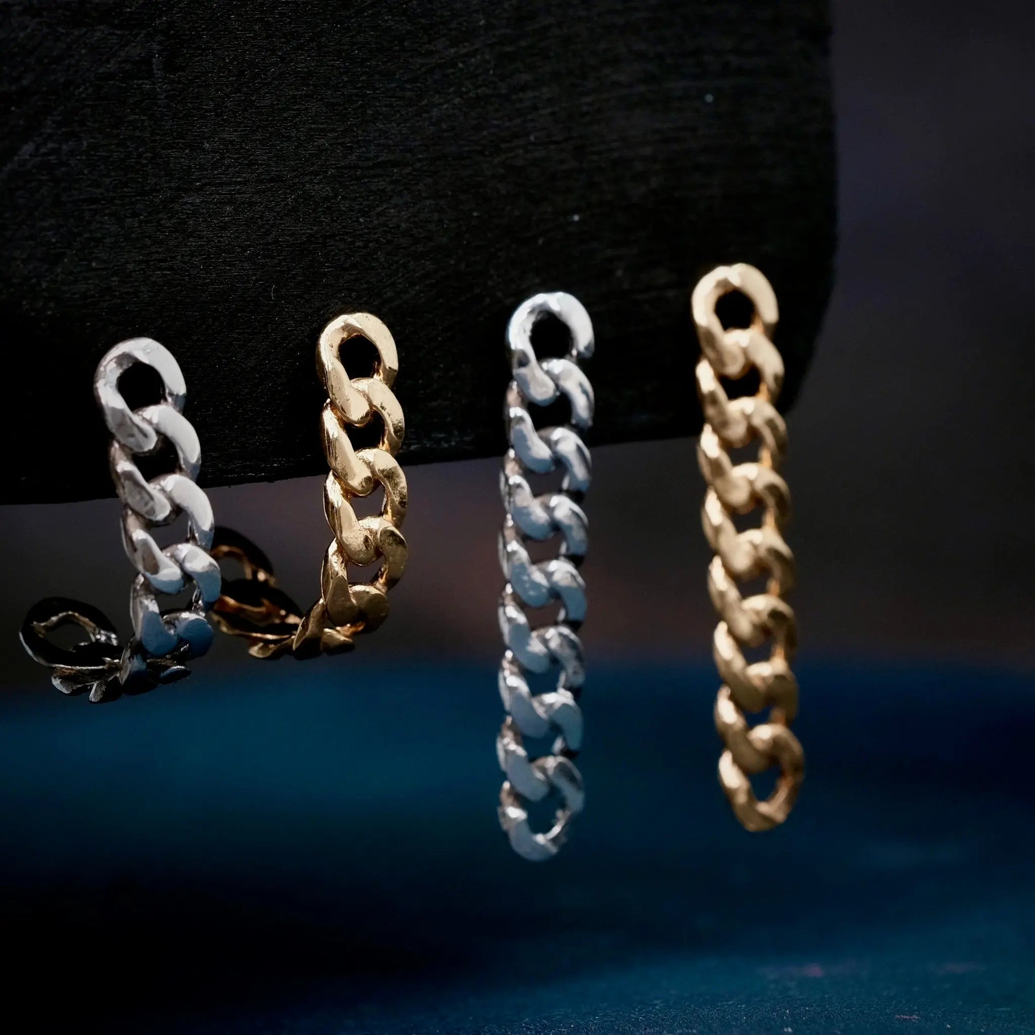 Curb Chain - Stiftörhänge L8Hasselblad