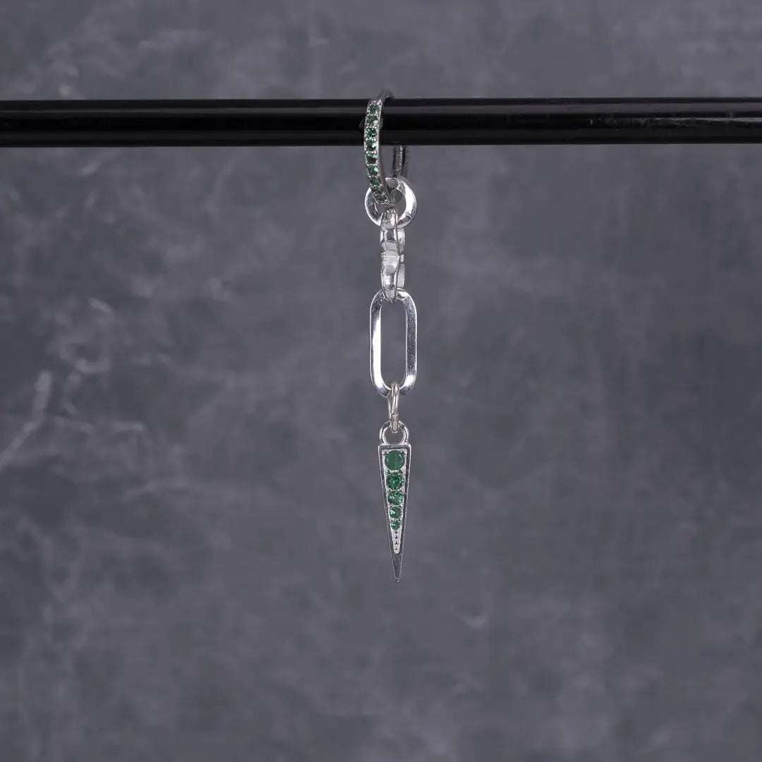 Ella - Örhänge med Ring & Zirkontagg L8Hasselblad