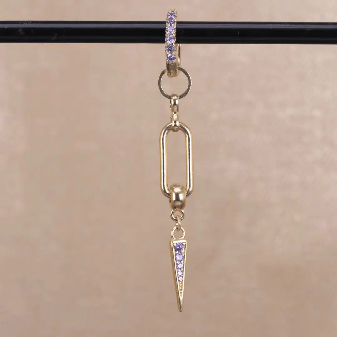 Ella - Örhänge med Ring & Zirkontagg L8Hasselblad