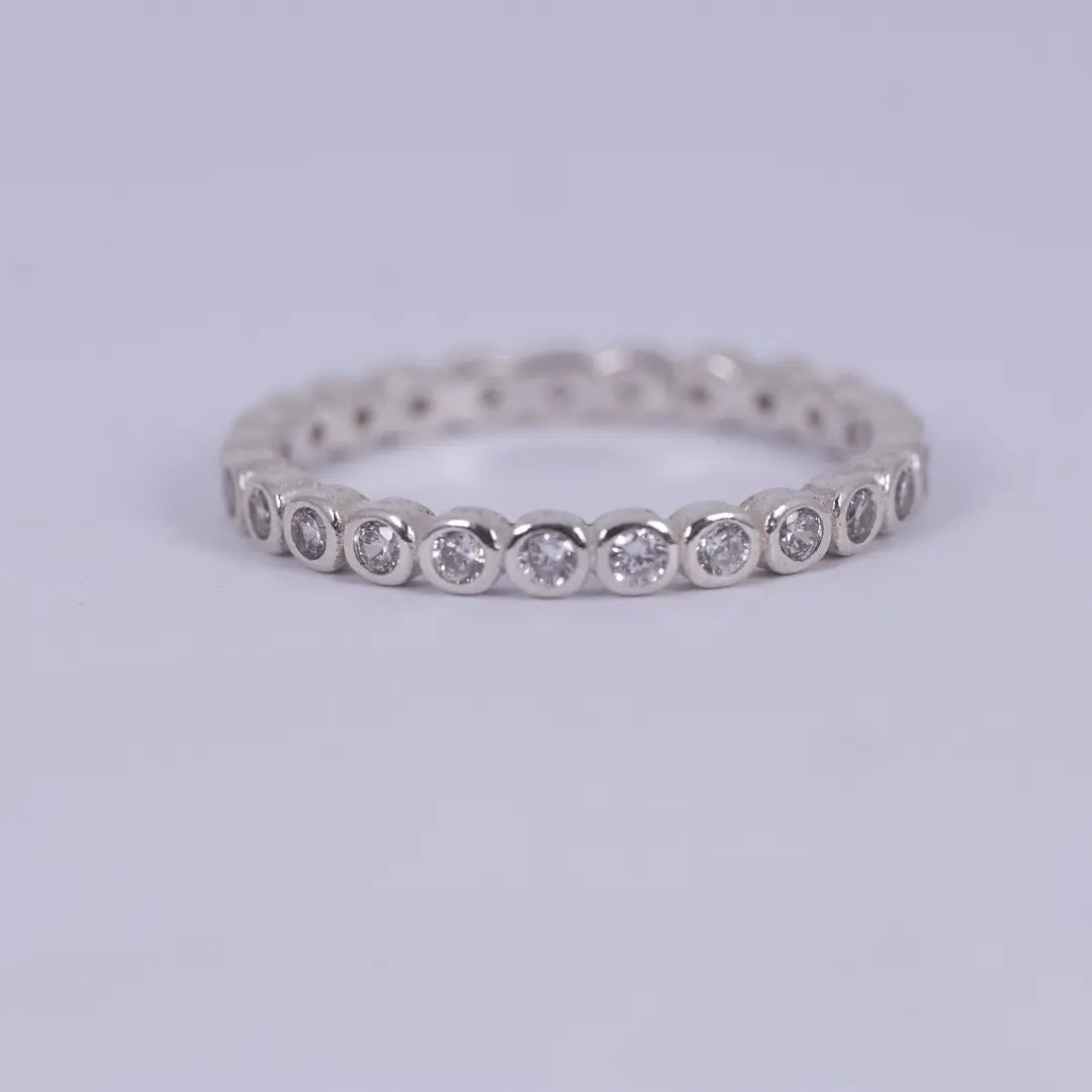 Färgglada alliansringar i silver - L8Hasselblad