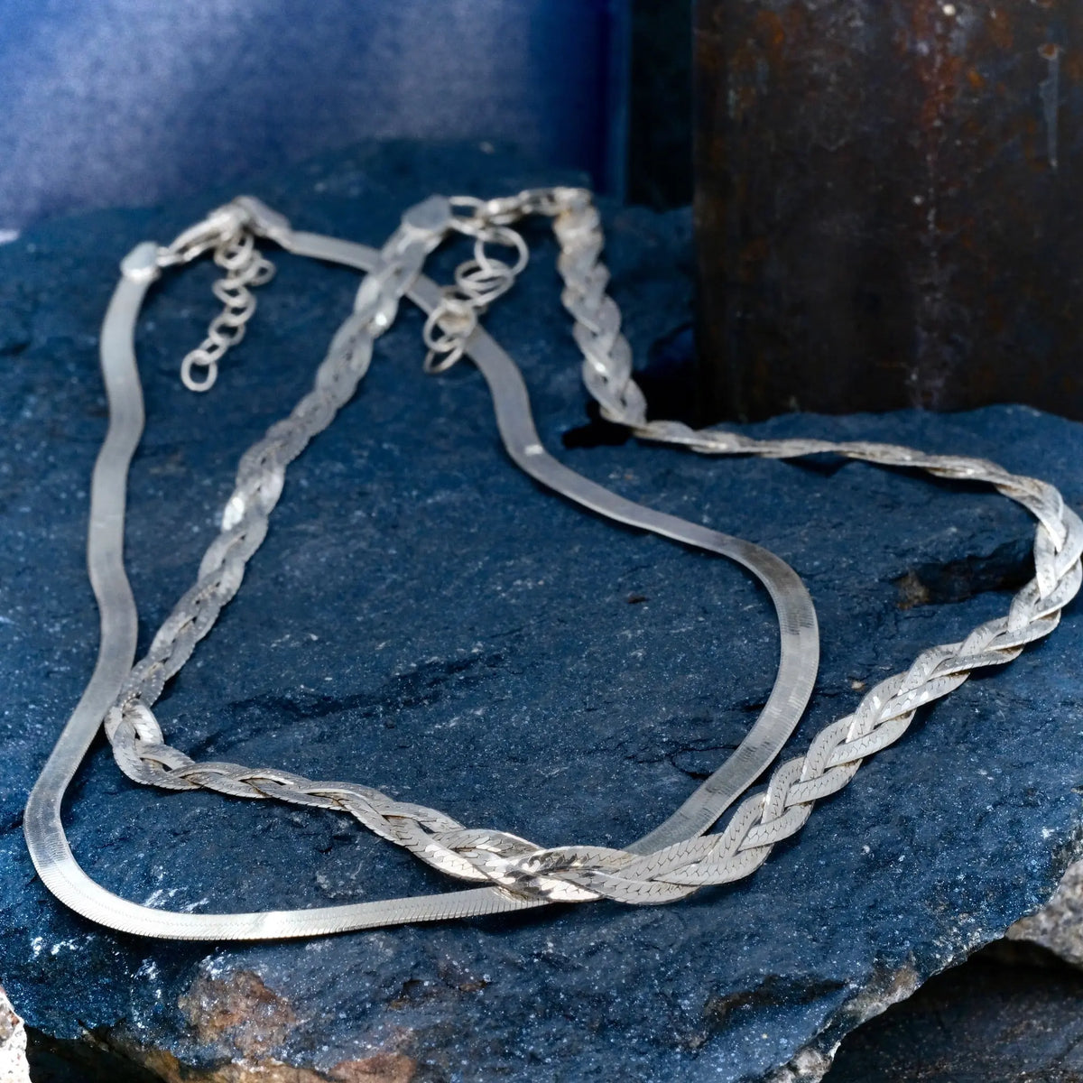 Flätad Länk - Halsband L8Hasselblad
