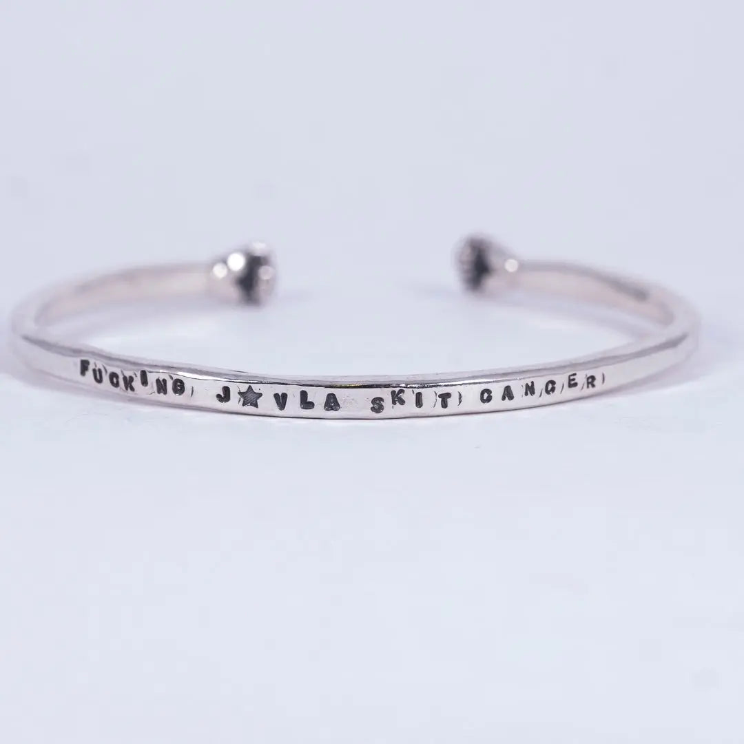 Fuck jävla skit cancer - Armband L8Hasselblad