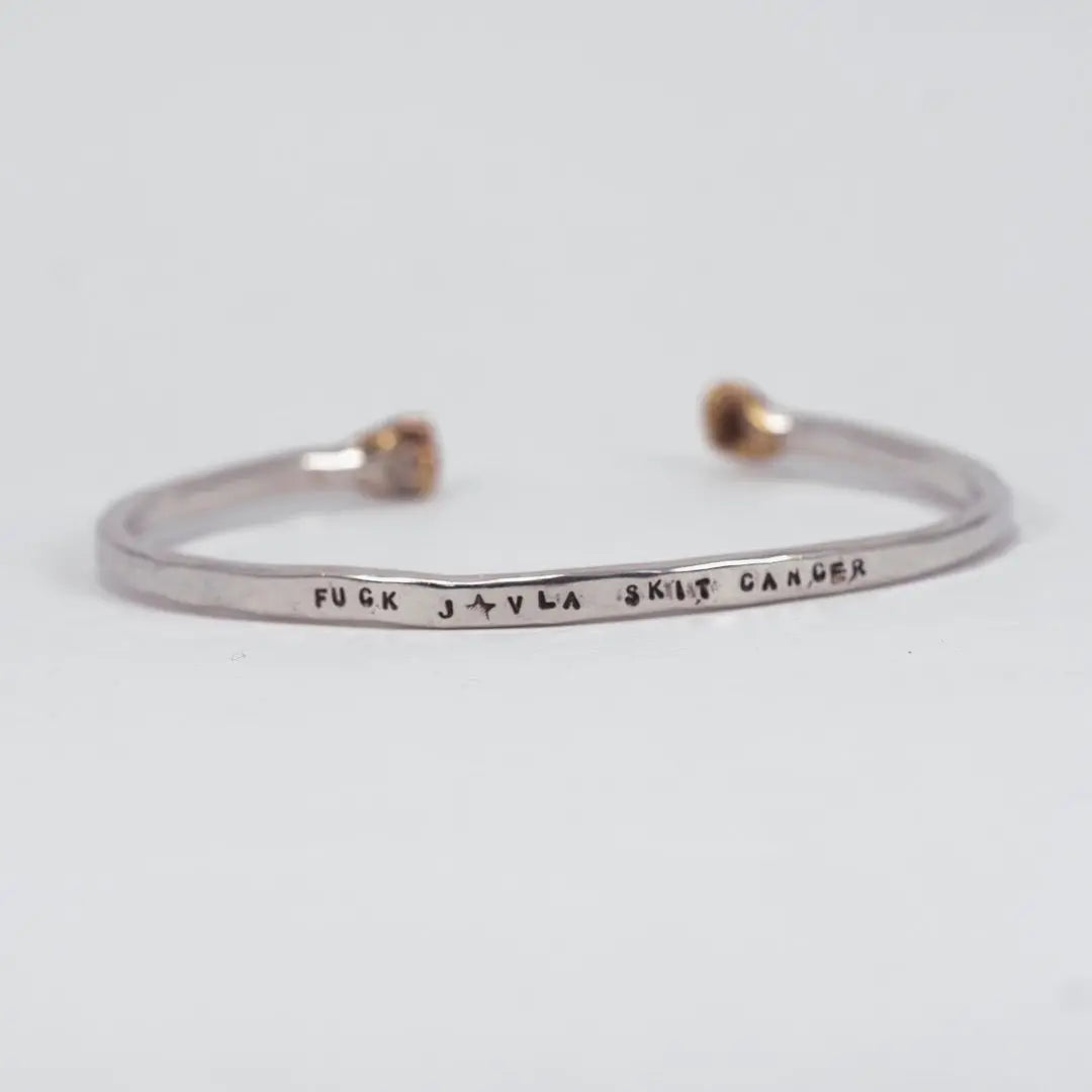 Fuck jävla skit cancer - Armband L8Hasselblad