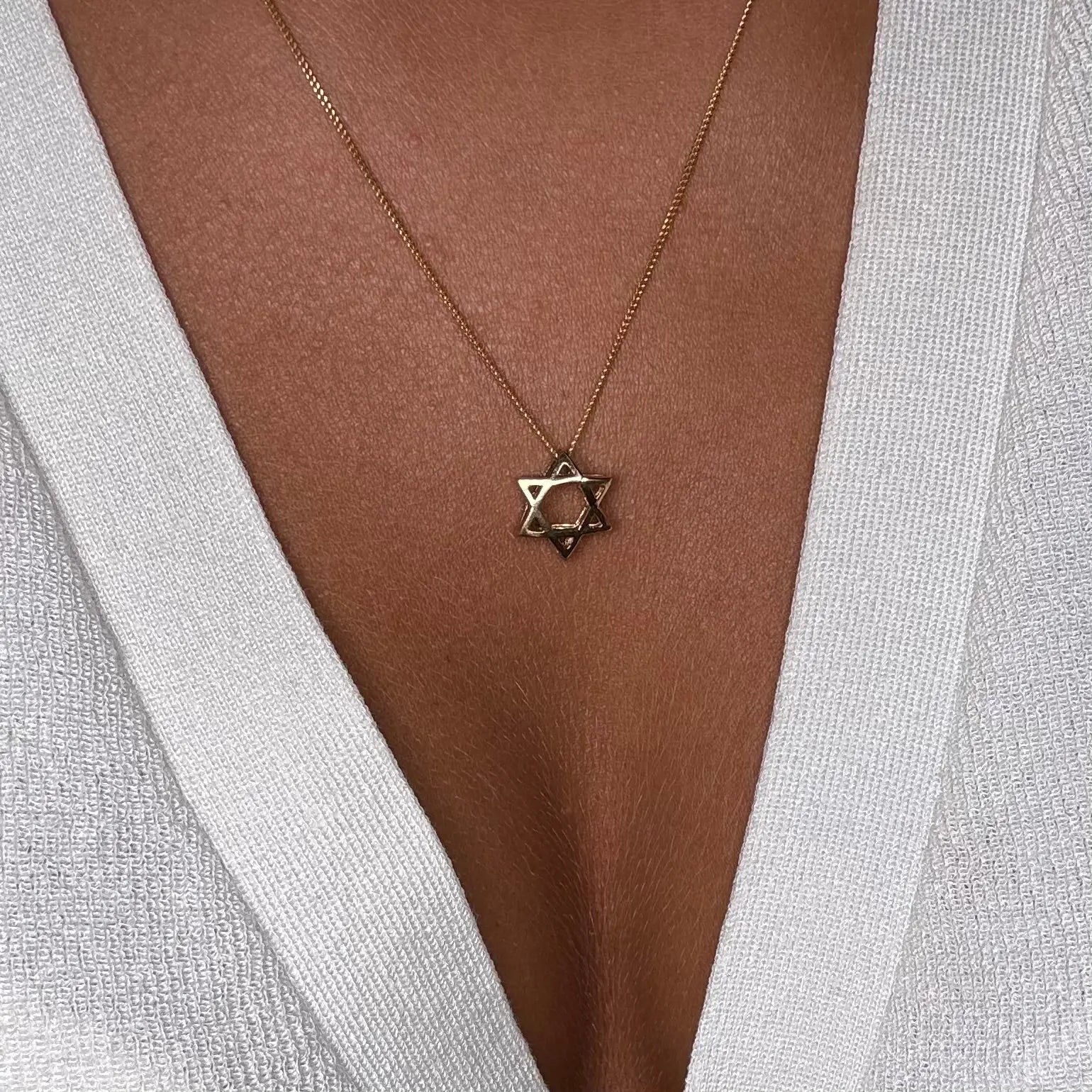 Halsband - 3D Davidsstjärna - L8Hasselblad